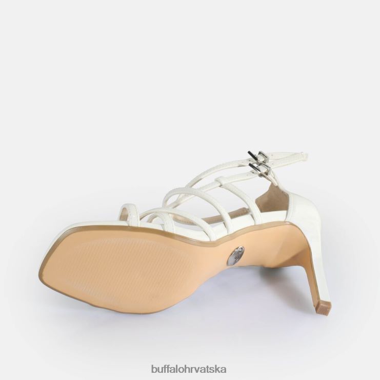 bijela Buffalo blair cage veganske sandale s petom |sandale TDD6T282
